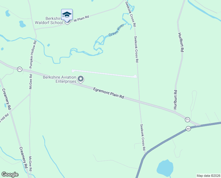 map of restaurants, bars, coffee shops, grocery stores, and more near 54 Egremont Plain Road in Great Barrington