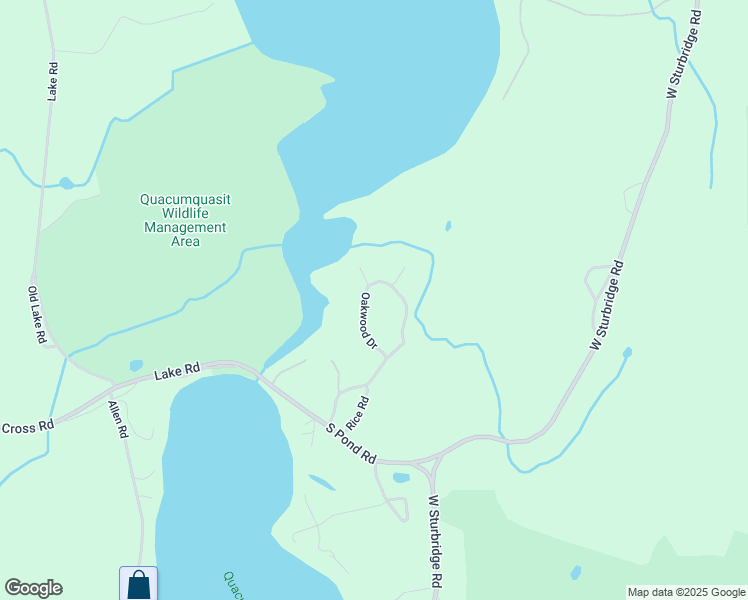 map of restaurants, bars, coffee shops, grocery stores, and more near 115 Oakwood Drive in East Brookfield