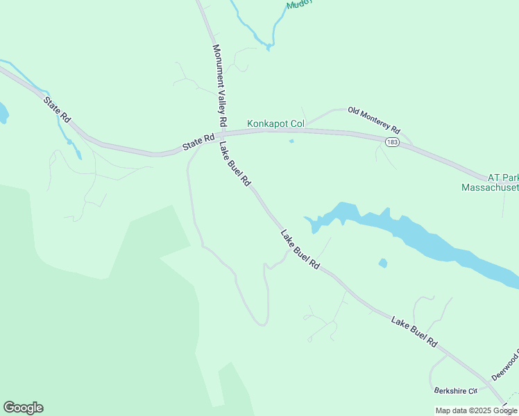 map of restaurants, bars, coffee shops, grocery stores, and more near 12 Lake Buel Road in Great Barrington