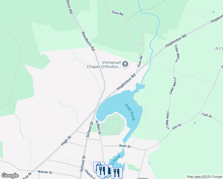 16 Hopkinton Road, Upton MA Walk Score