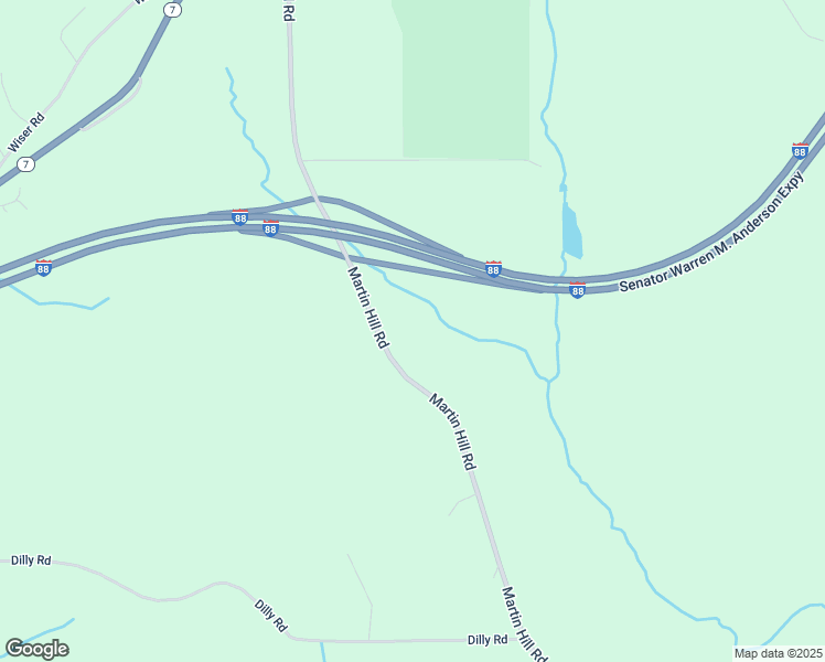 map of restaurants, bars, coffee shops, grocery stores, and more near 662 Martin Hill Road in Harpursville