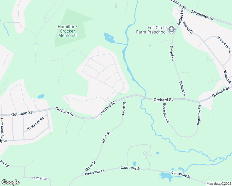 map of restaurants, bars, coffee shops, grocery stores, and more near 4 Glen Ellen Boulevard in Millis