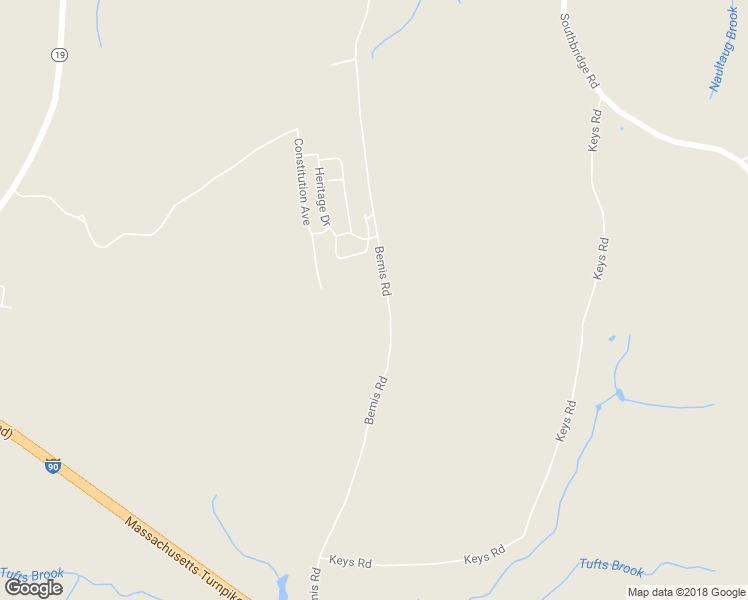 map of restaurants, bars, coffee shops, grocery stores, and more near 778 Bemis Road in West Brookfield
