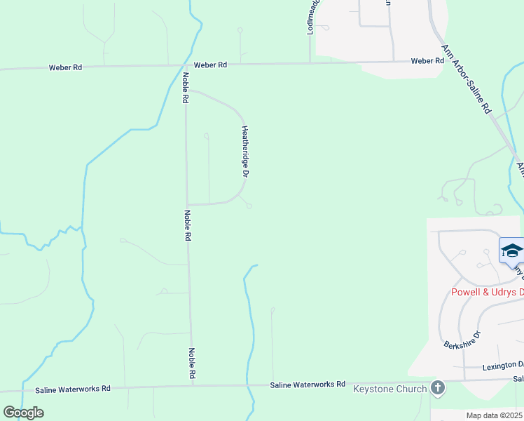 map of restaurants, bars, coffee shops, grocery stores, and more near 4018 Latchstring Court in Saline