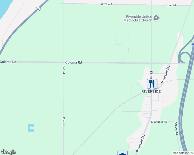 map of restaurants, bars, coffee shops, grocery stores, and more near 2718 Coloma Road in Benton Harbor