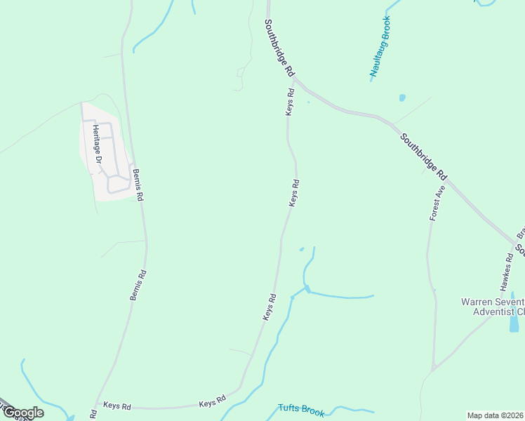map of restaurants, bars, coffee shops, grocery stores, and more near 230 Keys Road in West Brookfield