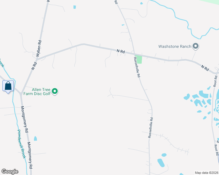 map of restaurants, bars, coffee shops, grocery stores, and more near 336 Russellville Road in Westfield