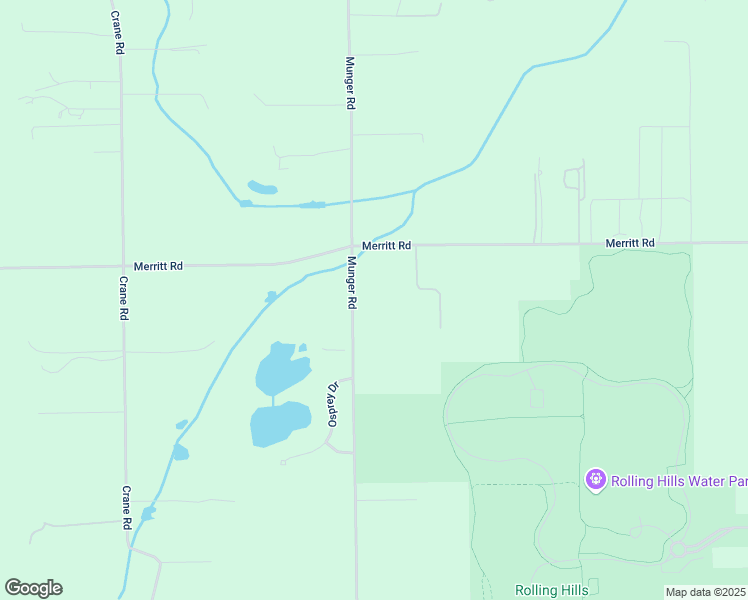 map of restaurants, bars, coffee shops, grocery stores, and more near 7115 Munger Road in Ypsilanti