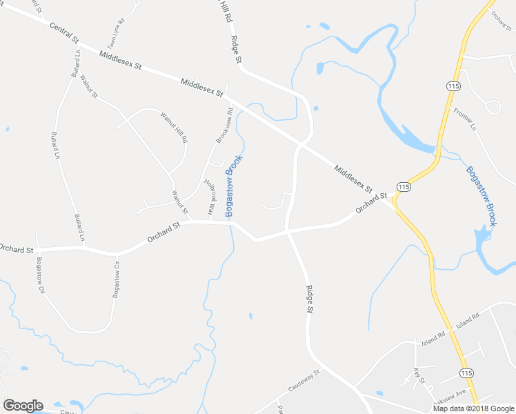 map of restaurants, bars, coffee shops, grocery stores, and more near 204 Ridge Street in Millis