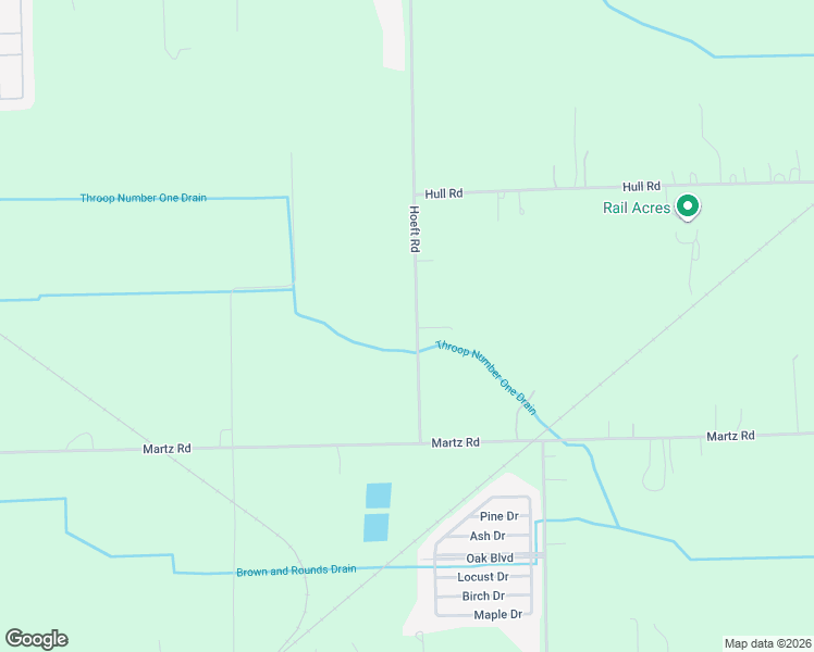 map of restaurants, bars, coffee shops, grocery stores, and more near 15910 Hoeft Road in Belleville