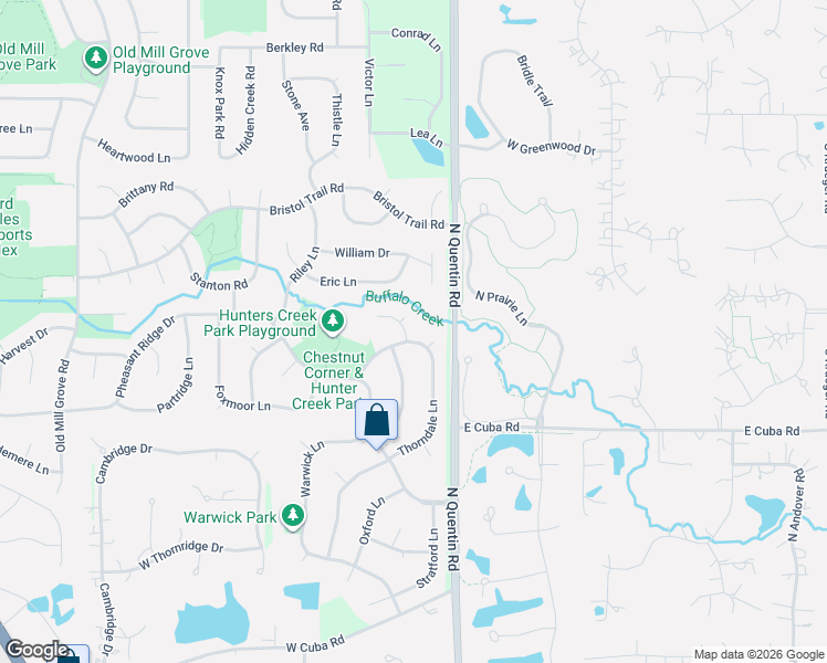 map of restaurants, bars, coffee shops, grocery stores, and more near 693 Sheridan Court in Lake Zurich