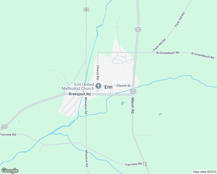 map of restaurants, bars, coffee shops, grocery stores, and more near in Erin
