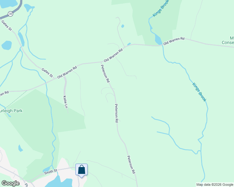 map of restaurants, bars, coffee shops, grocery stores, and more near 16 Peterson Road in Palmer