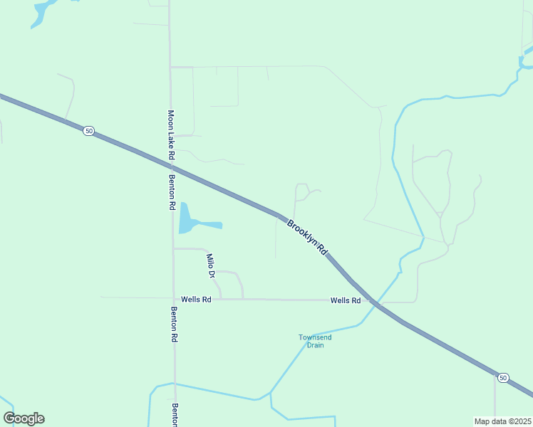 map of restaurants, bars, coffee shops, grocery stores, and more near 6110 Brooklyn Road in Jackson