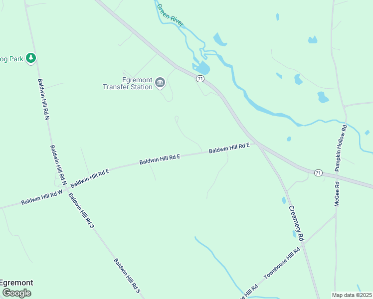 map of restaurants, bars, coffee shops, grocery stores, and more near 16-20 Baldwin Hill Road East in Egremont
