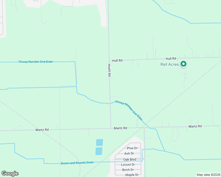 map of restaurants, bars, coffee shops, grocery stores, and more near 15910 Hoeft Road in Belleville