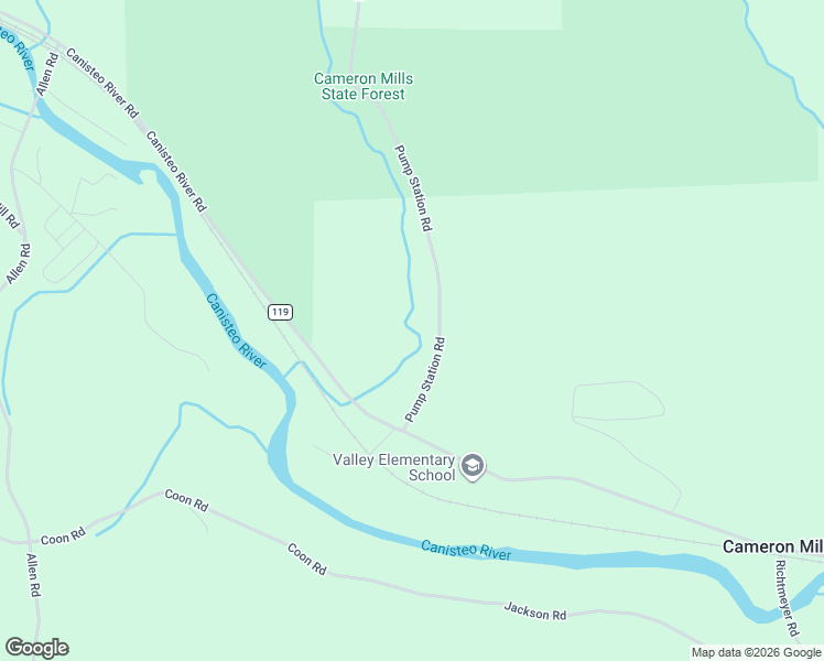 map of restaurants, bars, coffee shops, grocery stores, and more near 3830 Pump Station Road in Cameron Mills