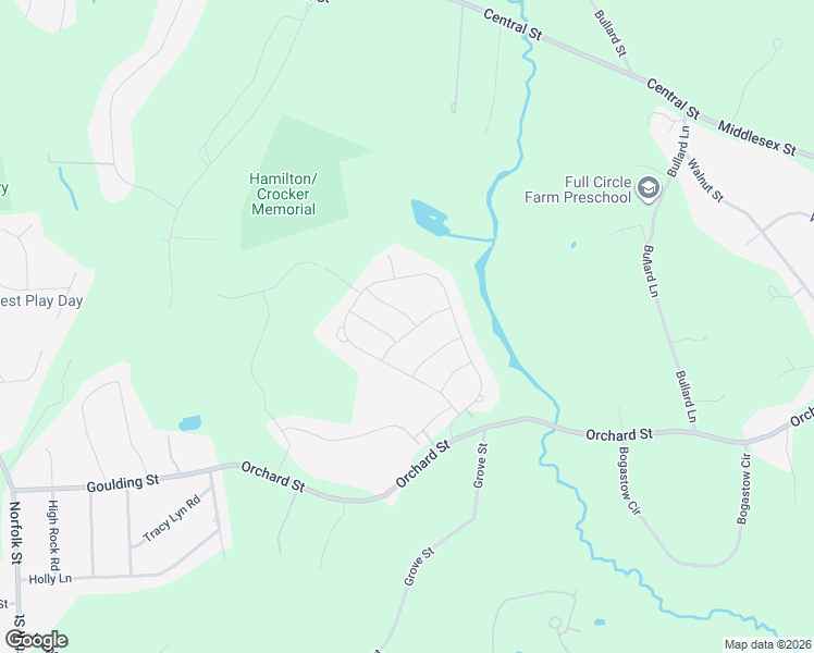 map of restaurants, bars, coffee shops, grocery stores, and more near 4 Glen Ellen Boulevard in Millis