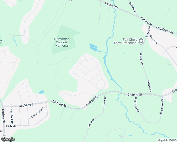 map of restaurants, bars, coffee shops, grocery stores, and more near 4 Glen Ellen Boulevard in Millis