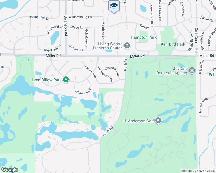 map of restaurants, bars, coffee shops, grocery stores, and more near 3910 Thornberry Way in Lake in the Hills
