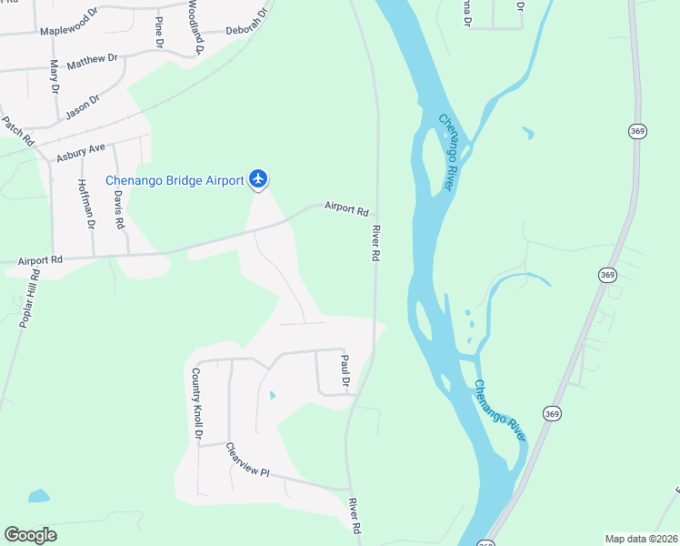 map of restaurants, bars, coffee shops, grocery stores, and more near 1269 River Rd in Binghamton