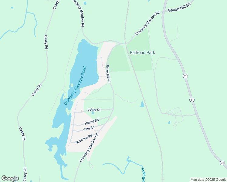 map of restaurants, bars, coffee shops, grocery stores, and more near 49 Briarcliff Lane in Spencer