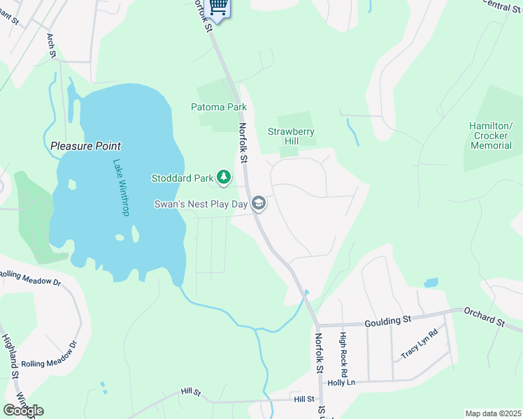 map of restaurants, bars, coffee shops, grocery stores, and more near 5 Clark Drive in Holliston