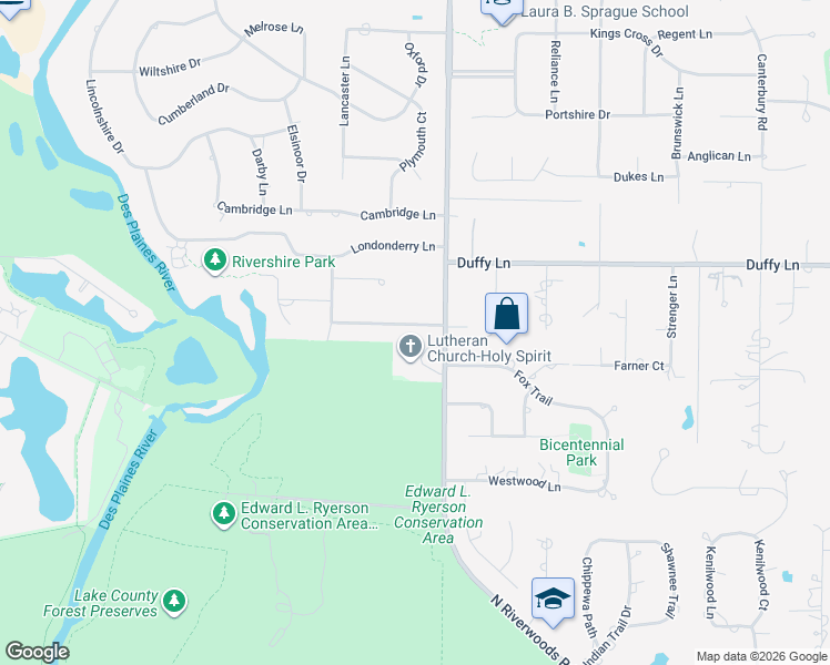 map of restaurants, bars, coffee shops, grocery stores, and more near 5 Victoria Lane in Lincolnshire
