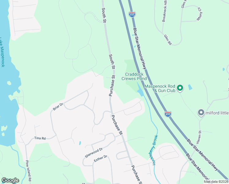 map of restaurants, bars, coffee shops, grocery stores, and more near 351 Purchase Street in Milford