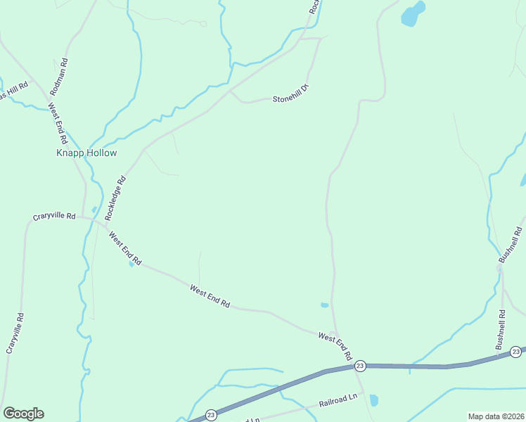 map of restaurants, bars, coffee shops, grocery stores, and more near 90 West End Road in Hillsdale