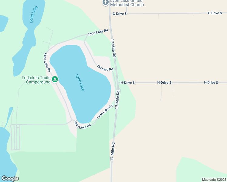 map of restaurants, bars, coffee shops, grocery stores, and more near 628 Lyon Lake Road in Marshall