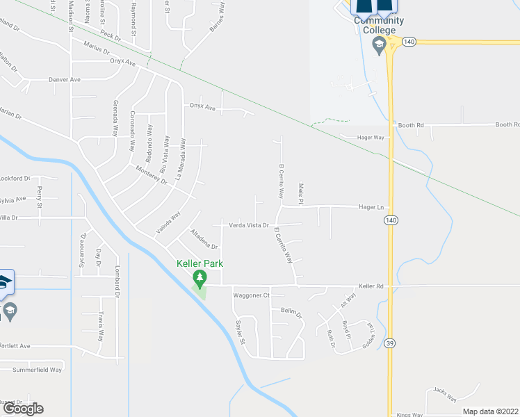 map of restaurants, bars, coffee shops, grocery stores, and more near 4341 Calimesa Way in Klamath Falls