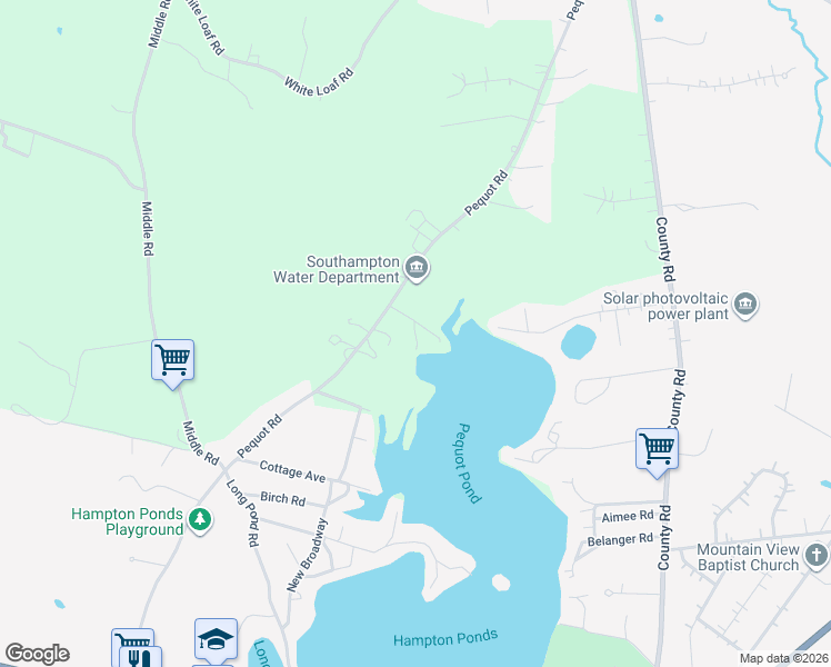map of restaurants, bars, coffee shops, grocery stores, and more near Dibbie's Pinegrove in Southampton
