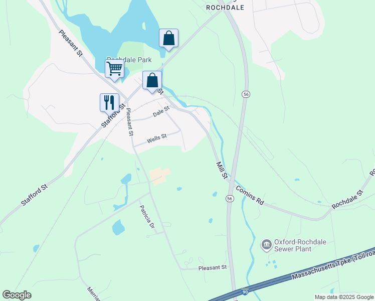 map of restaurants, bars, coffee shops, grocery stores, and more near 40 Watch Street in Oxford