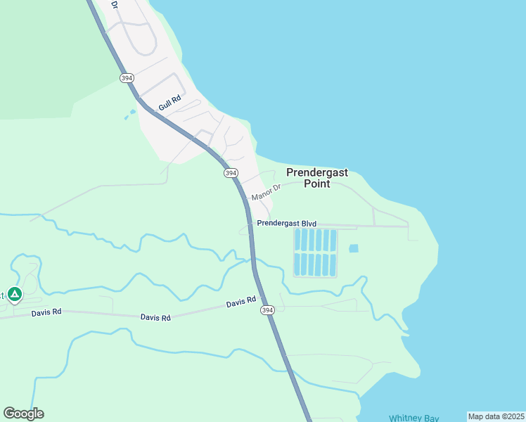 map of restaurants, bars, coffee shops, grocery stores, and more near 5964 Prendergast Boulevard in Mayville
