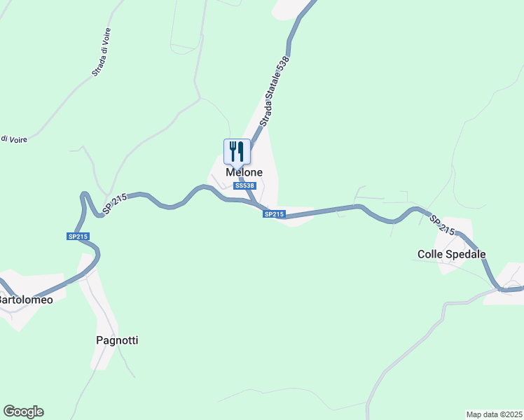 map of restaurants, bars, coffee shops, grocery stores, and more near 34 Località Melone in Provincia di Chieti