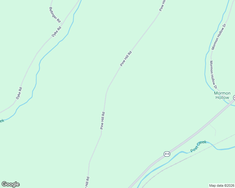map of restaurants, bars, coffee shops, grocery stores, and more near 3942 Pine Hill Road in Steuben County