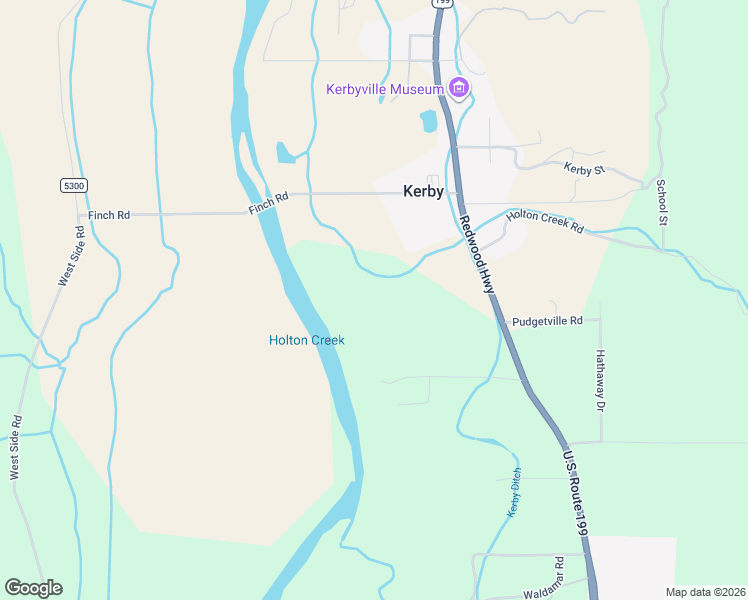 map of restaurants, bars, coffee shops, grocery stores, and more near 24524 Redwood Highway in Kerby