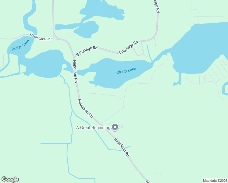 map of restaurants, bars, coffee shops, grocery stores, and more near 82 West Olcott Lake Drive in Jackson