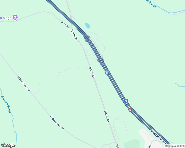 map of restaurants, bars, coffee shops, grocery stores, and more near North Street in Blandford