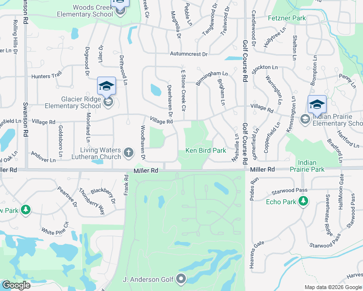 map of restaurants, bars, coffee shops, grocery stores, and more near 1788 Deerhaven Drive in Crystal Lake