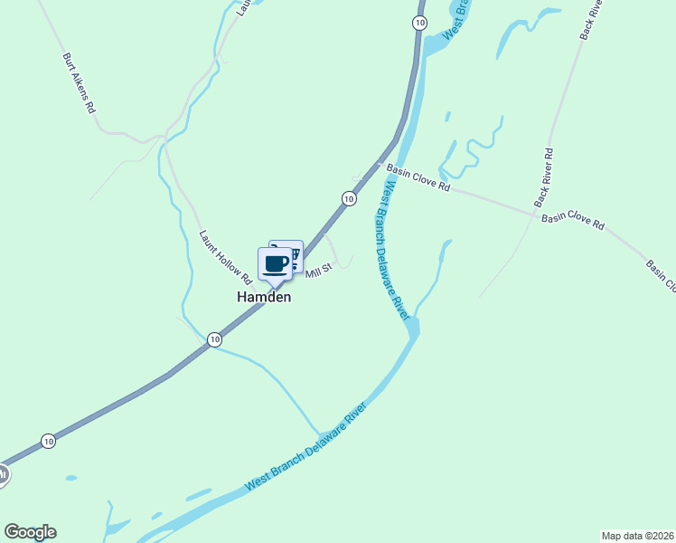 map of restaurants, bars, coffee shops, grocery stores, and more near 44 Mill Saint Spur in Hamden