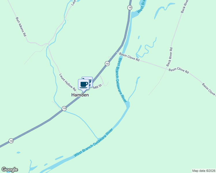 map of restaurants, bars, coffee shops, grocery stores, and more near 44 Mill Saint Spur in Hamden