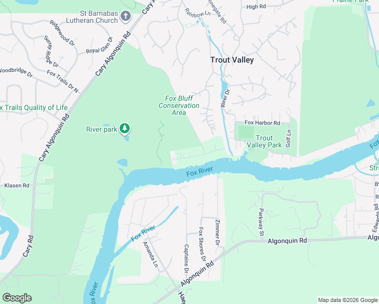 map of restaurants, bars, coffee shops, grocery stores, and more near 3012 Grove Lane in Trout Valley