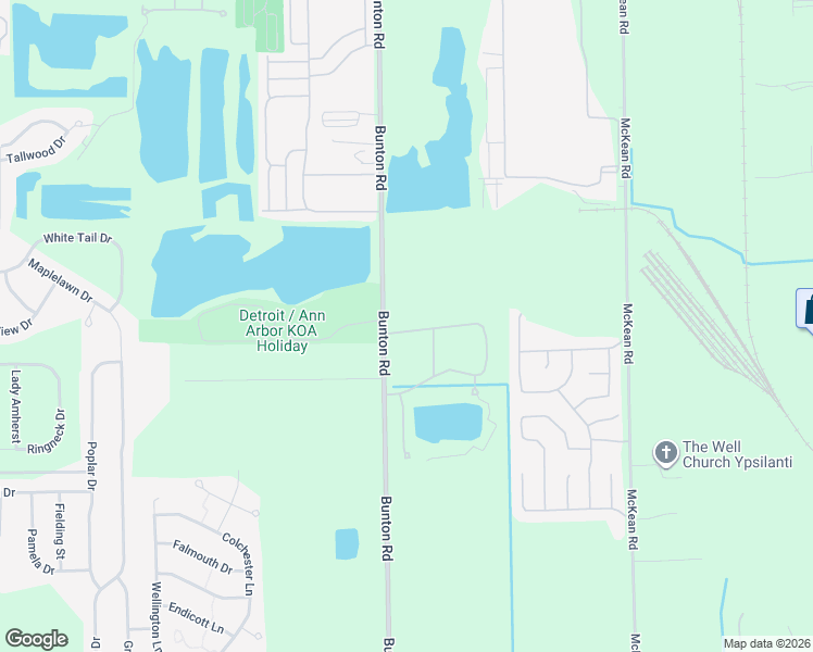 map of restaurants, bars, coffee shops, grocery stores, and more near 10250 Swan Lake Circle in Ypsilanti