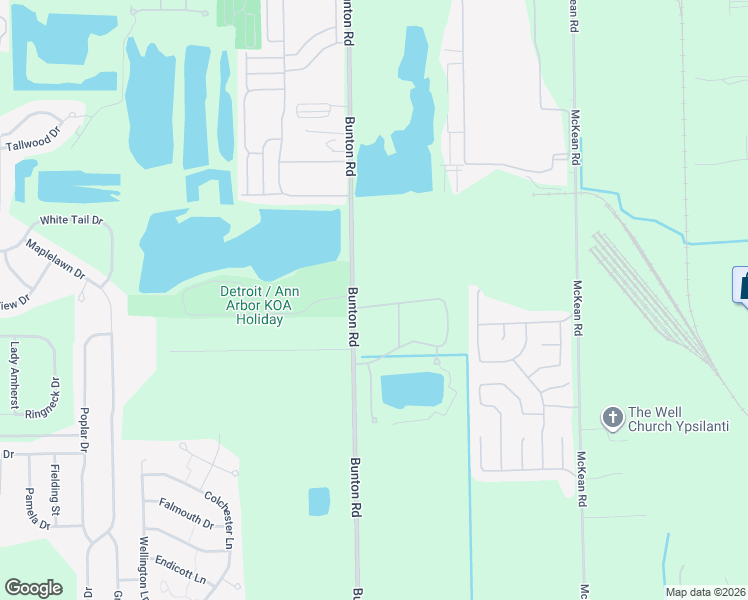 map of restaurants, bars, coffee shops, grocery stores, and more near 10250 Swan Lake Circle in Ypsilanti