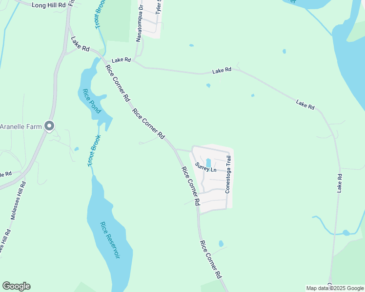 map of restaurants, bars, coffee shops, grocery stores, and more near 11 Conestoga Trail in Brookfield