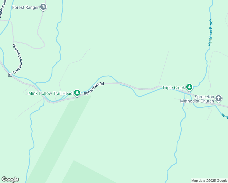 map of restaurants, bars, coffee shops, grocery stores, and more near 1600 Spruceton Road in West Kill