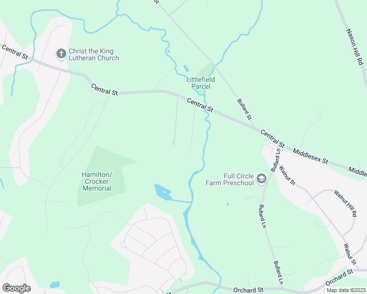 map of restaurants, bars, coffee shops, grocery stores, and more near 60 Gretchen Lane in Holliston