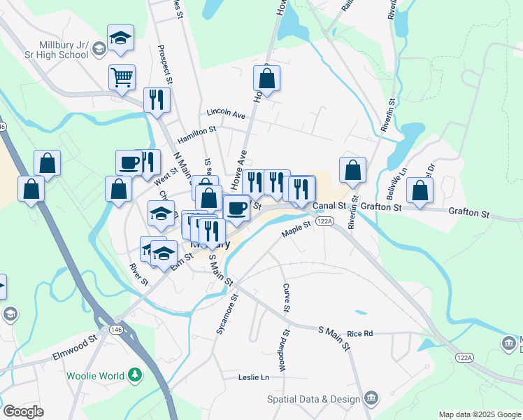 Canal Street, Millbury MA Walk Score